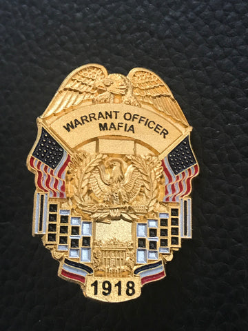 LAPEL PIN - WARRANT OFFICER MAFIA BADGE